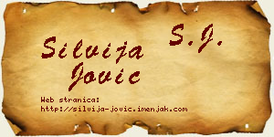Silvija Jović vizit kartica